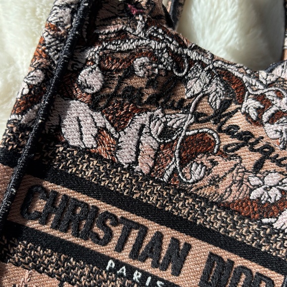 Mini Dior Book Tote in Pink - Picture 9 of 16